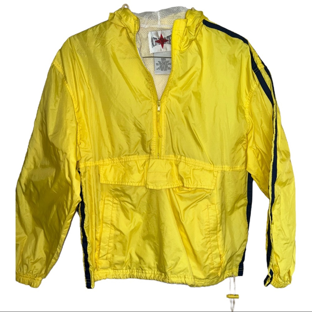 Vintage Active Frontier Yellow Windbreaker.